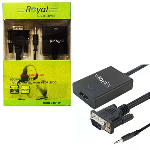 تبدیل ROYAL VGA TO HDMI
